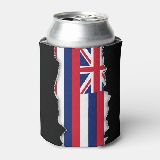 Vlag Hawaii Blikjeskoeler (Blikje Voorkant)
