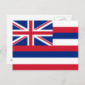 Vlag Hawaii Briefkaart (Voorkant / Achterkant)