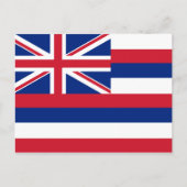 Vlag Hawaii Briefkaart (Voorkant)