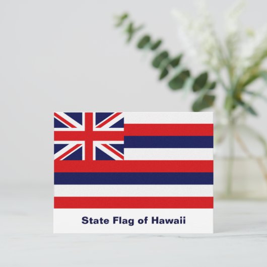 Vlag Hawaii Briefkaart (Staand voorkant)