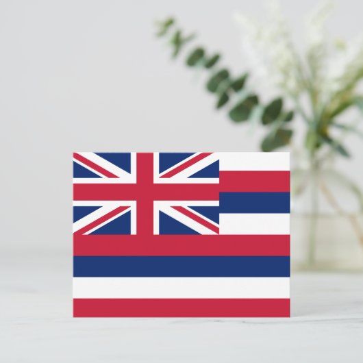 Vlag Hawaii Briefkaart (Staand voorkant)