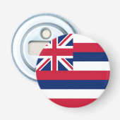 Vlag Hawaii Button Flesopener (Voorkant)