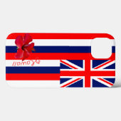 Vlag Hawaii Case-Mate iPhone Case (Achterkant (horizontaal))