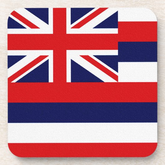 Vlag Hawaii Drankjes Onderzetter (Voorkant)