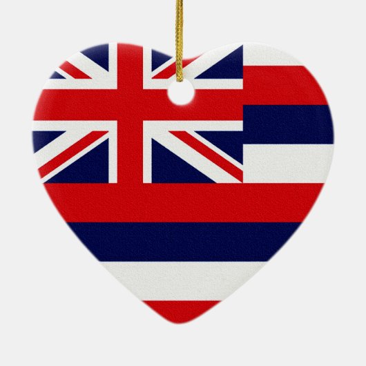 Vlag Hawaii Keramisch Ornament (Achterkant)