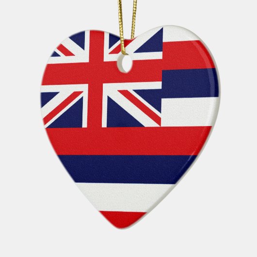 Vlag Hawaii Keramisch Ornament (Links)