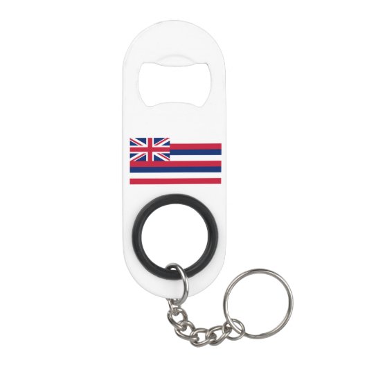 Vlag Hawaii Mini Flessenopener (Achterkant)