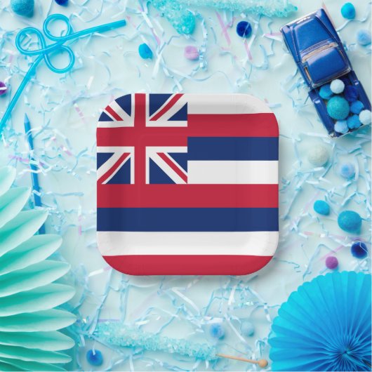 Vlag Hawaii Papieren Bordje (Feest)