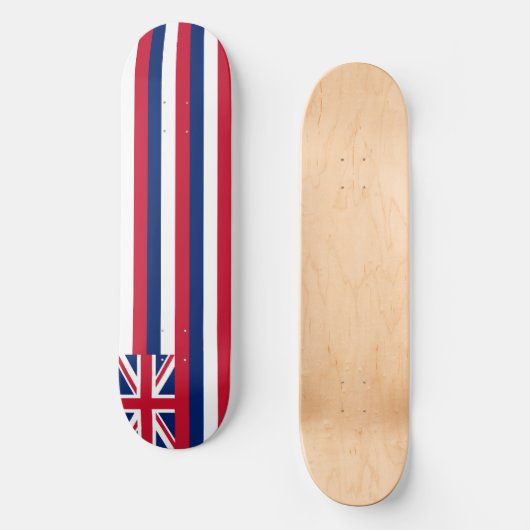 Vlag Hawaii Persoonlijk Skateboard (Voorkant)