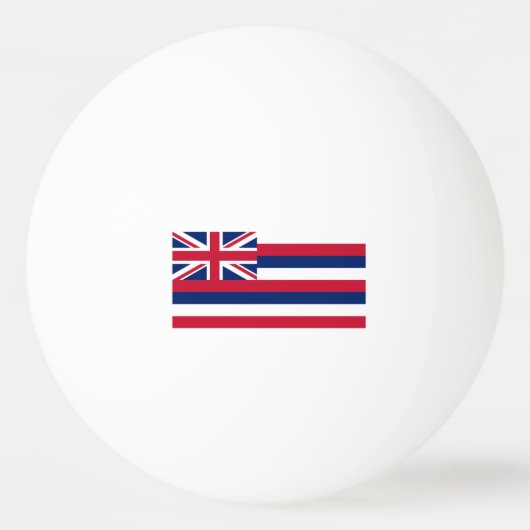 Vlag Hawaii Pingpongbal (Achterkant)