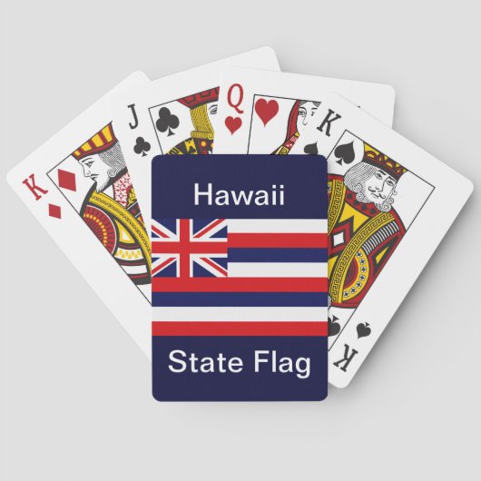 Vlag Hawaii Pokerkaarten (Achterkant)