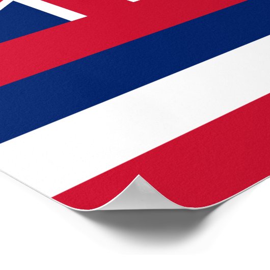 Vlag Hawaii Poster (Hoek)