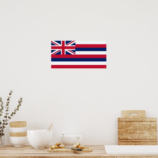 Vlag Hawaii Poster (Keuken)