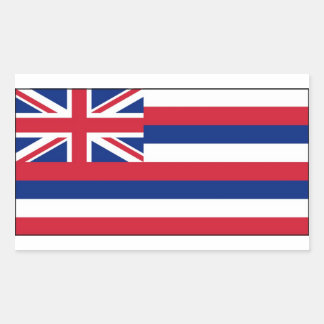 Vlag Hawaii Rechthoekige Sticker