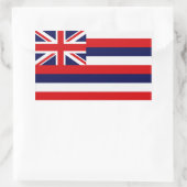 Vlag Hawaii Rechthoekige Sticker (Tas)