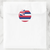 Vlag Hawaii Ronde Sticker (Tas)