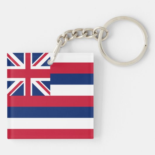 Vlag Hawaii Sleutelhanger (Achterkant)