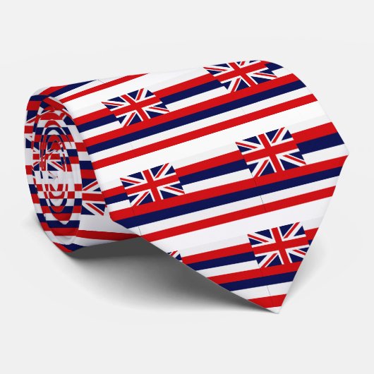 Vlag Hawaii Stropdas (Opgerold)