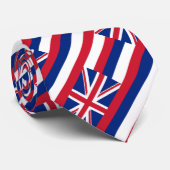 Vlag Hawaii Stropdas (Opgerold)