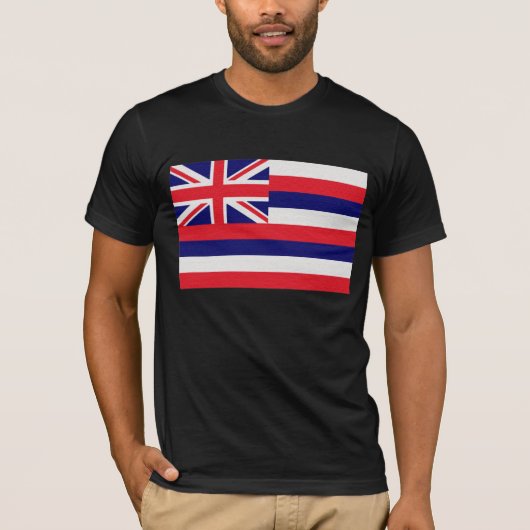 Vlag Hawaii T-shirt (Voorkant)