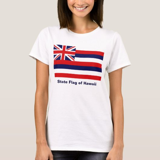 Vlag Hawaii T-shirt (Voorkant)