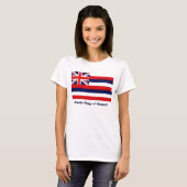 Vlag Hawaii T-shirt (Voorkant volledig)
