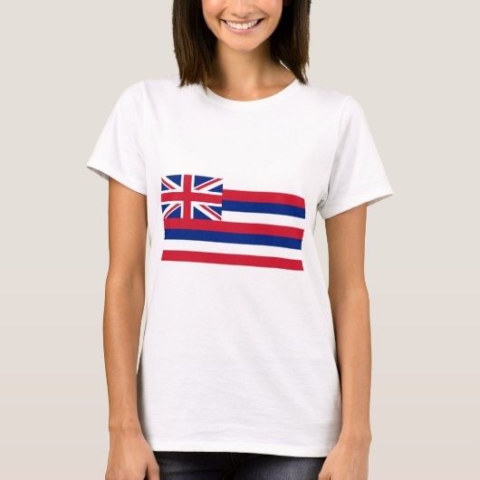 Vlag Hawaii T-shirt (Voorkant)