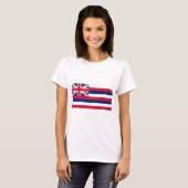 Vlag Hawaii T-shirt (Voorkant volledig)