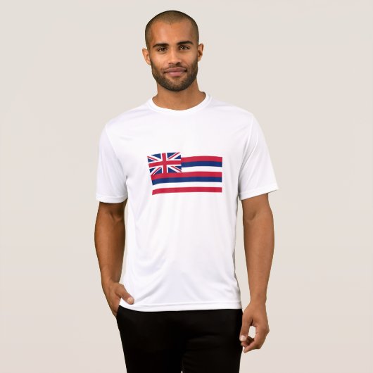 Vlag Hawaii T-shirt (Voorkant volledig)
