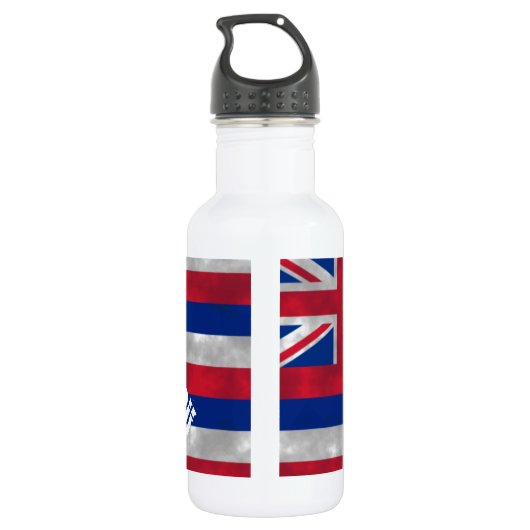 Vlag Hawaii Waterfles (Achterkant)