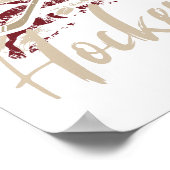 Vlag Hockey van de juli Patriottische Sport Lover Poster (Hoek)