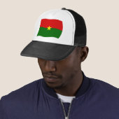 Vlag Hoed Burkina Faso Trucker Pet (In situ)