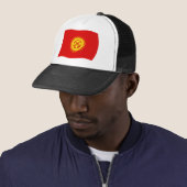 Vlag Hoed van Kirgizië Trucker Pet (In situ)