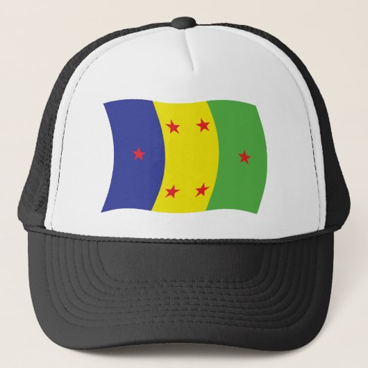 Vlag Hoed van Ogoni Mensen Trucker Pet (Voorkant)