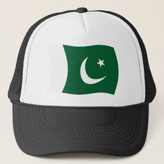 Vlag Hoed van Pakistan Trucker Pet (Voorkant)