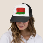 Vlag Hoed van Wit-Rusland Trucker Pet (In situ)