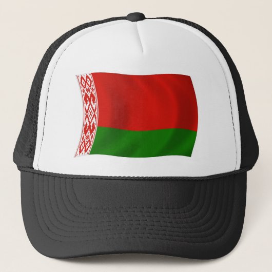 Vlag Hoed van Wit-Rusland Trucker Pet (Voorkant)
