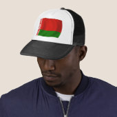 Vlag Hoed van Wit-Rusland Trucker Pet (In situ)