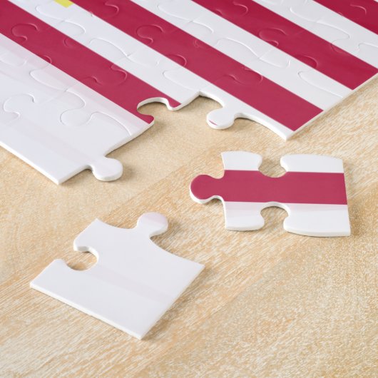 Vlag "Home Sweet Home" Kunstdruk Legpuzzel (Zijkant)