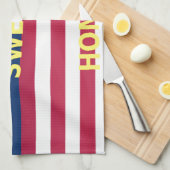 Vlag "Home Sweet Home" Kunstdruk Theedoek (Quarter Fold)