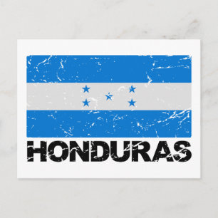  vlag Honduras Briefkaart