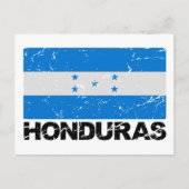  vlag Honduras Briefkaart (Voorkant)