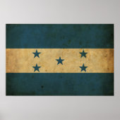  vlag Honduras Poster (Voorkant)