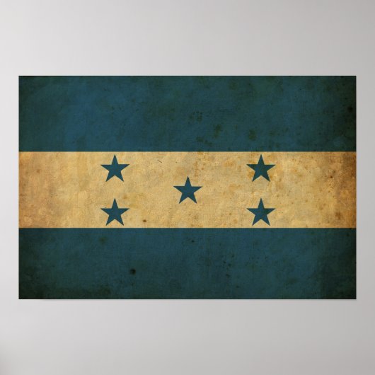 vlag Honduras Poster (Voorkant)