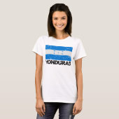vlag Honduras T-shirt (Voorkant volledig)