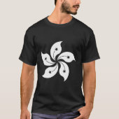 Vlag Hongkong Kongese vlaggen T-shirt (Voorkant)