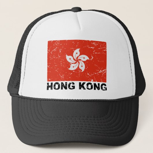 vlag Hongkong Trucker Pet (Voorkant)