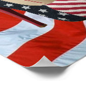 VLAG HOOGHOOG SCHOONT KUNSTMATIG POSTER (Hoek)
