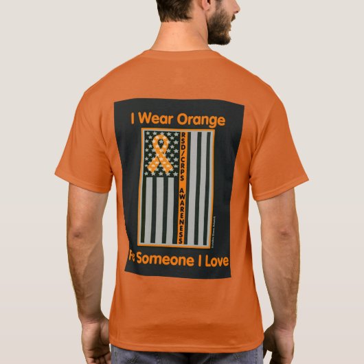 Vlag/iemand van wie ik hou...RSD/CRPS T-shirt (Achterkant)