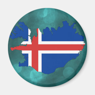 vlag IJsland Magneet
